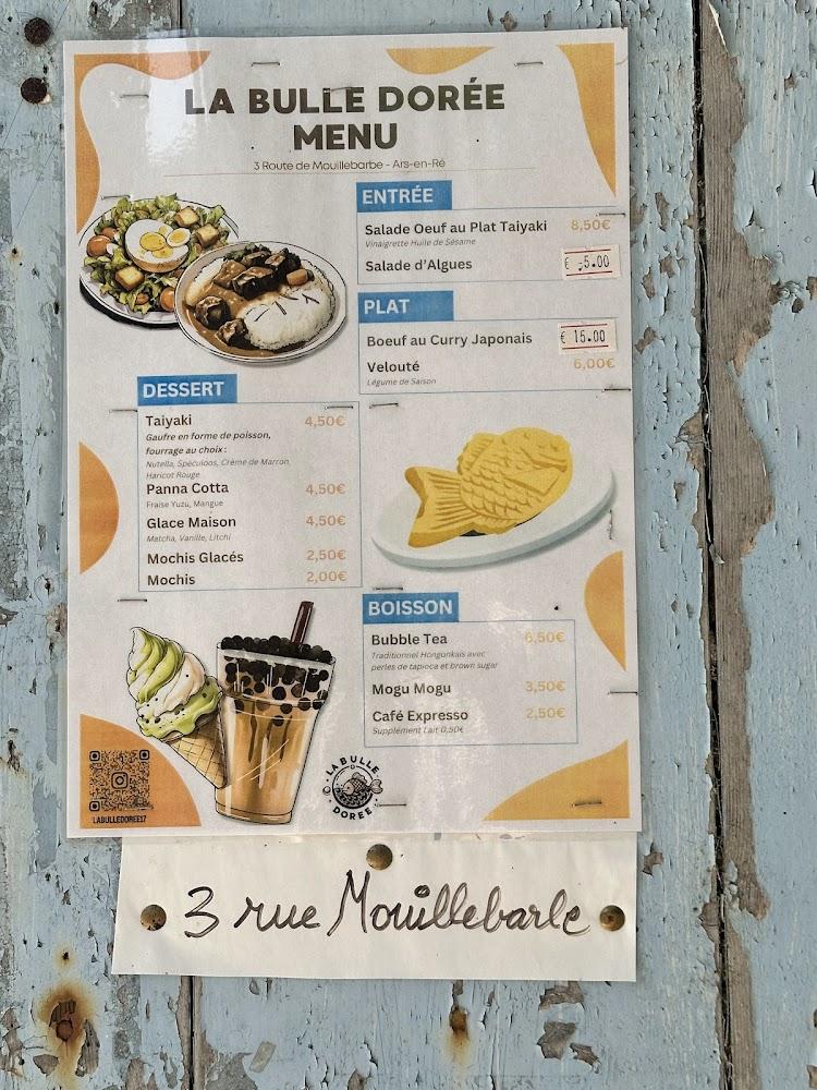 La Bulle Dorée - Menu Image 2