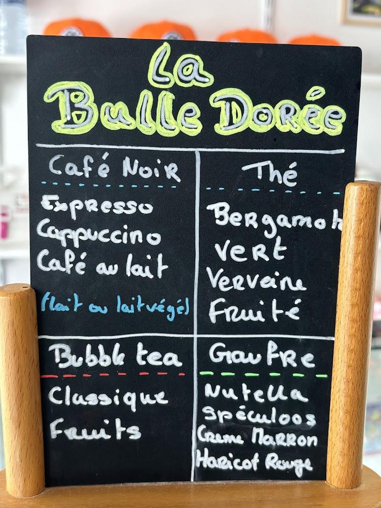 La Bulle Dorée - Menu Image 3