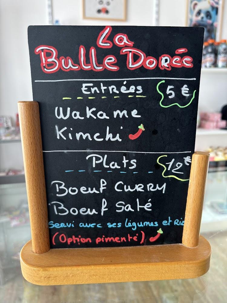 La Bulle Dorée - Menu Image 4